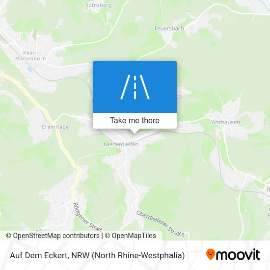 Карта Auf Dem Eckert