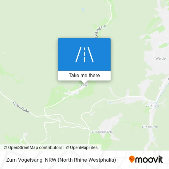 Карта Zum Vogelsang
