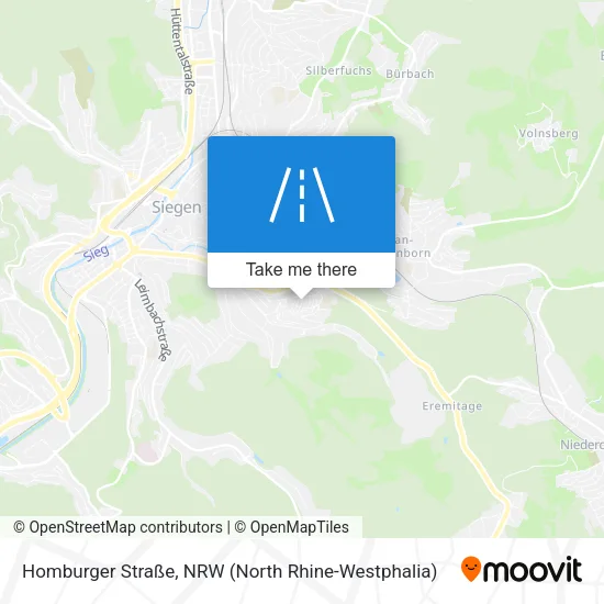 Карта Homburger Straße
