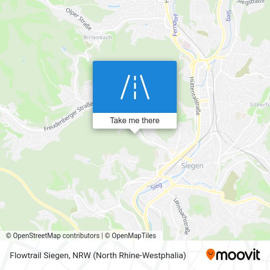 Flowtrail Siegen map