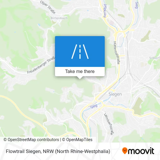 Flowtrail Siegen map
