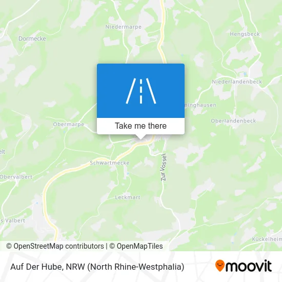 Auf Der Hube map