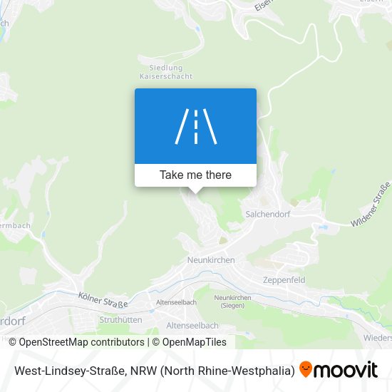 West-Lindsey-Straße map