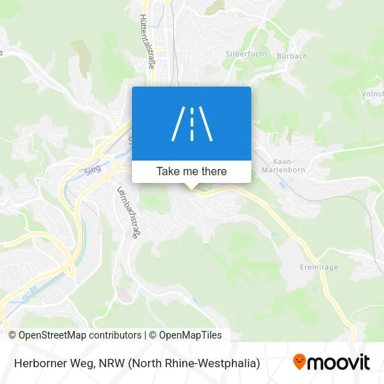Карта Herborner Weg