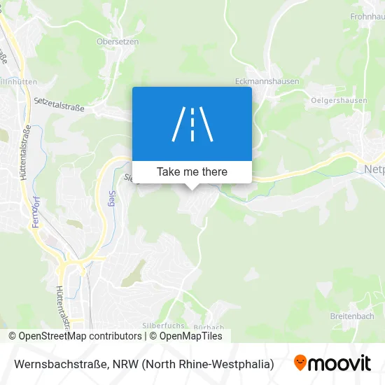 Wernsbachstraße map