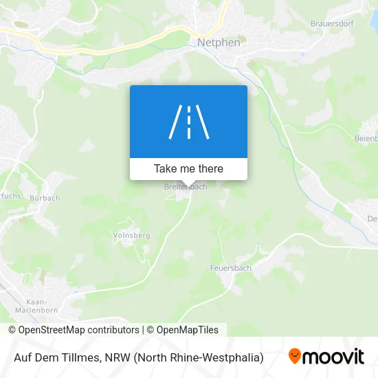 Карта Auf Dem Tillmes