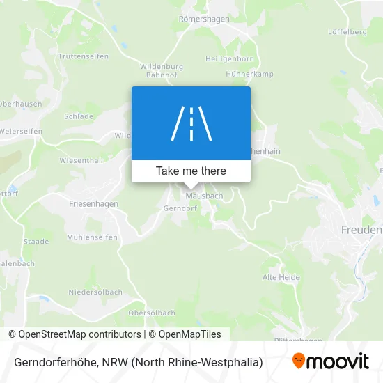 Карта Gerndorferhöhe