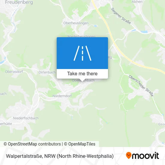 Walpertalstraße map
