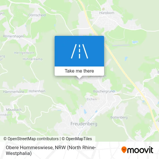 Карта Obere Hommeswiese