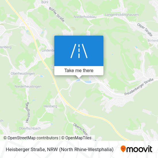 Heisberger Straße map