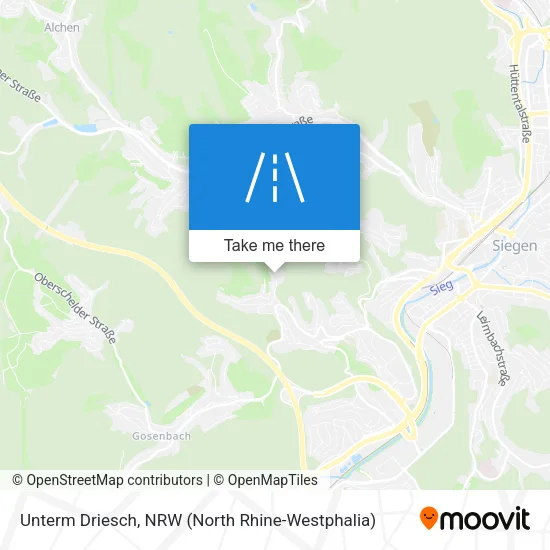 Карта Unterm Driesch