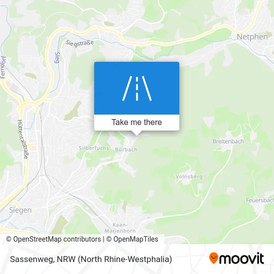 Sassenweg map