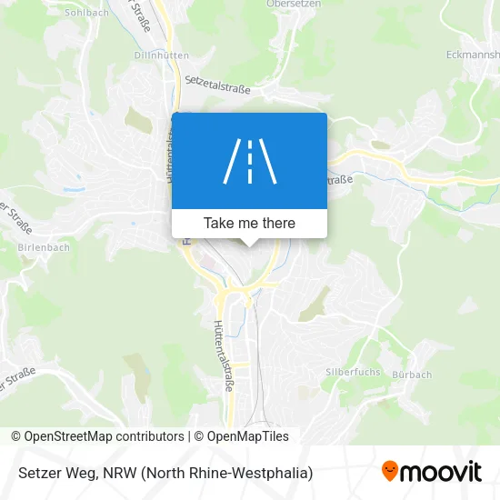 Карта Setzer Weg