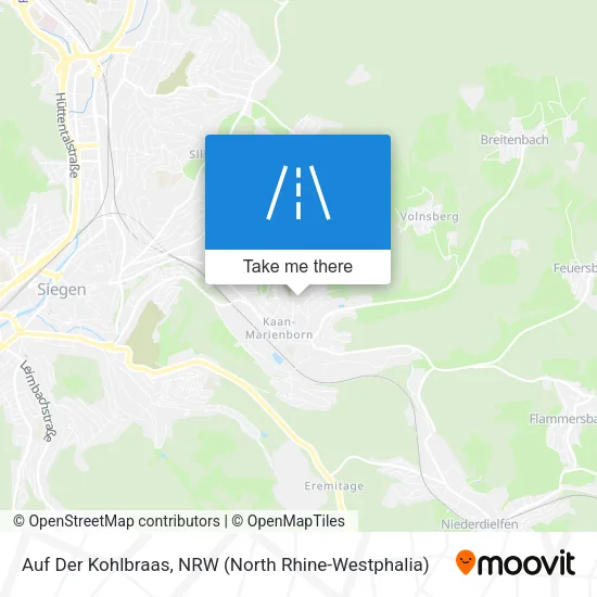 Карта Auf Der Kohlbraas