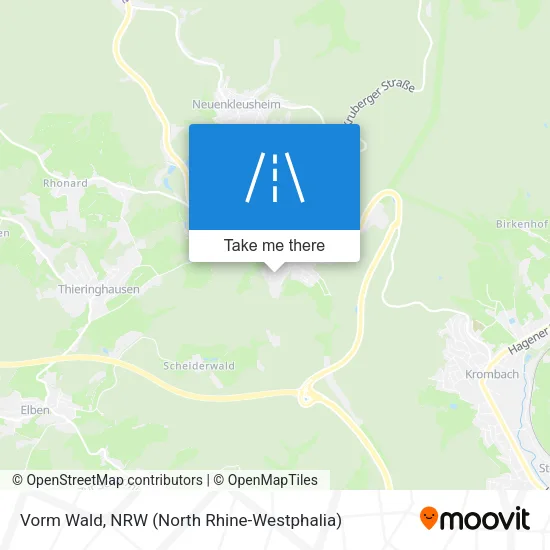 Карта Vorm Wald