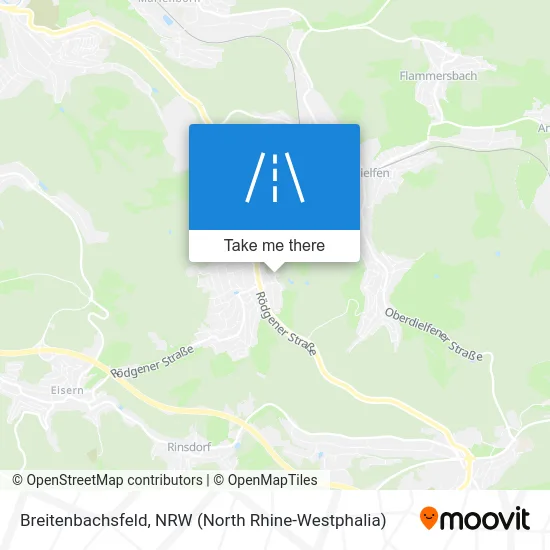 Breitenbachsfeld map