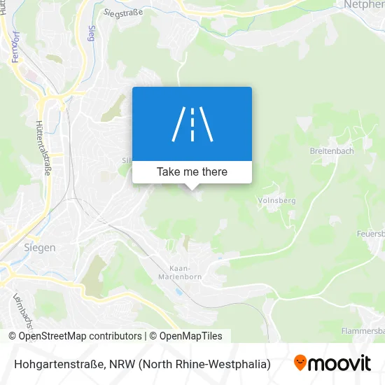 Hohgartenstraße map