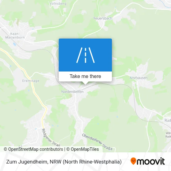 Карта Zum Jugendheim