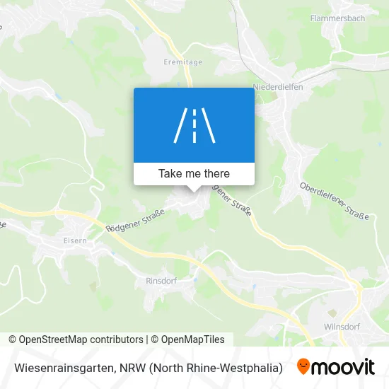 Wiesenrainsgarten map