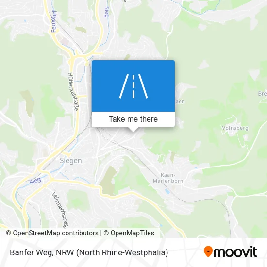 Карта Banfer Weg