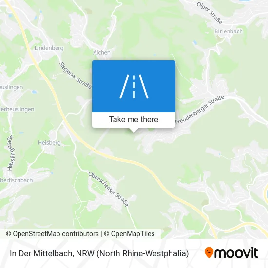 In Der Mittelbach map