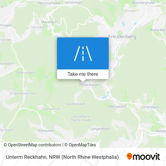 Карта Unterm Reckhahn