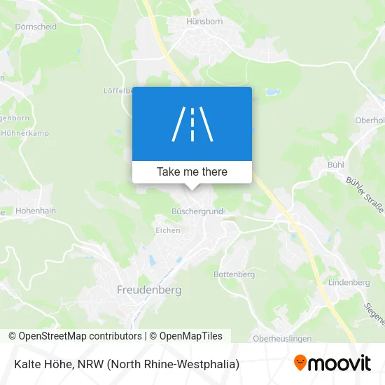 Карта Kalte Höhe