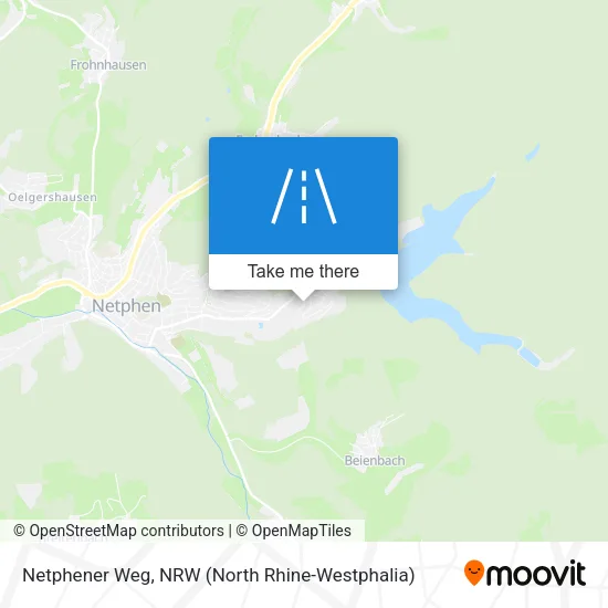 Карта Netphener Weg