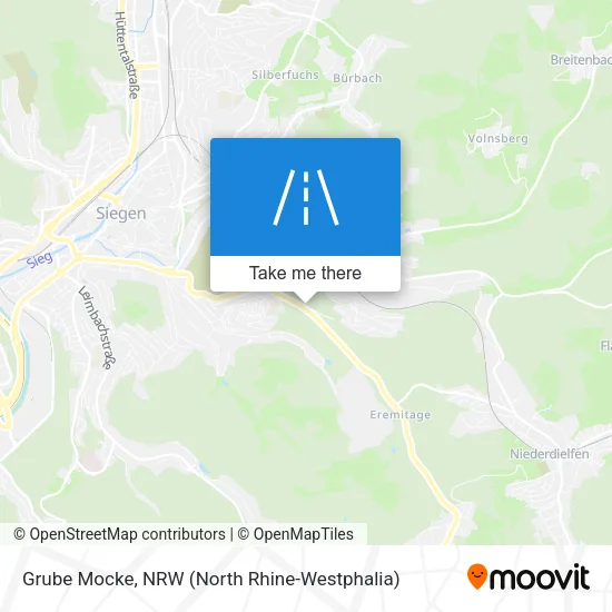 Карта Grube Mocke