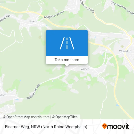 Карта Eiserner Weg