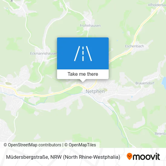 Карта Müdersbergstraße