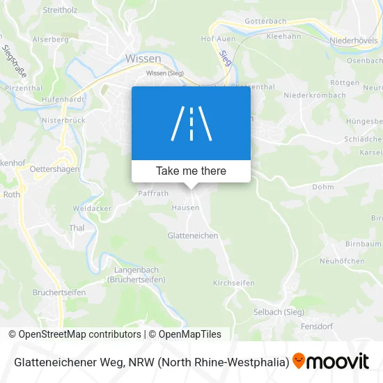 Карта Glatteneichener Weg