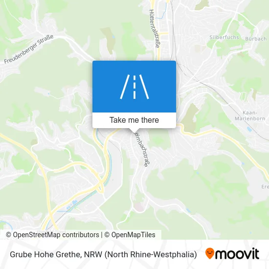 Grube Hohe Grethe map