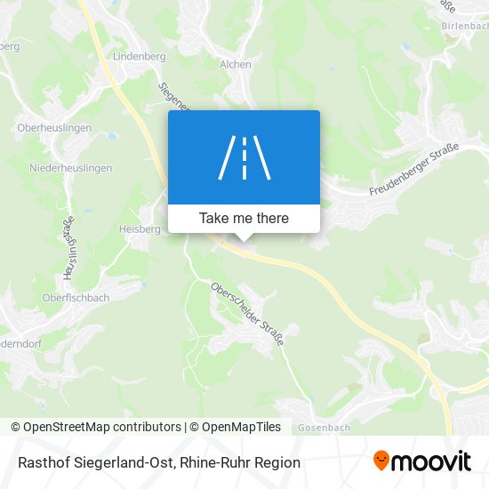 Rasthof Siegerland-Ost map