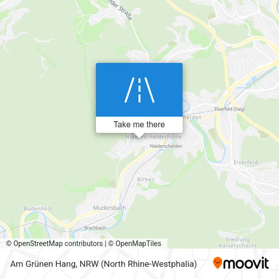 Am Grünen Hang map