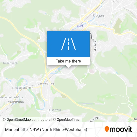 Marienhütte map