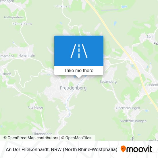 An Der Fließenhardt map