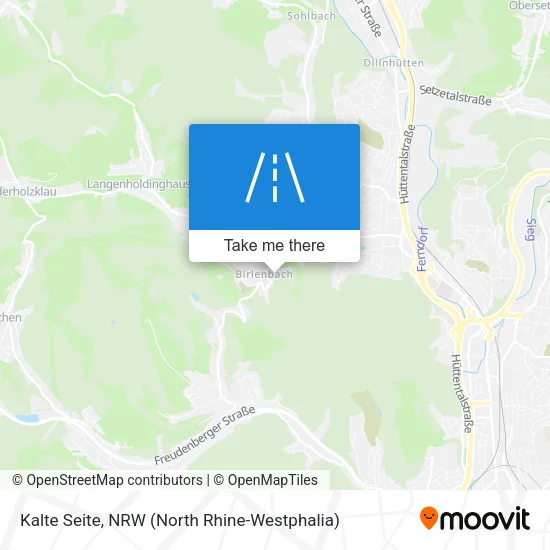 Карта Kalte Seite