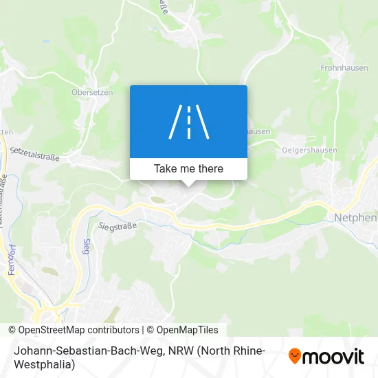 Johann-Sebastian-Bach-Weg map