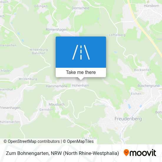 Zum Bohnengarten map