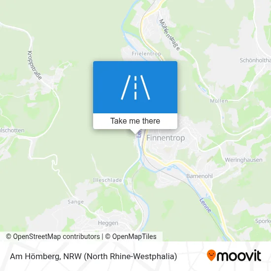 Am Hömberg map