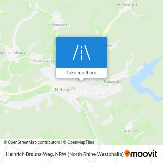 Heinrich-Brauns-Weg map