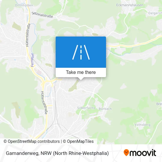 Карта Gamanderweg