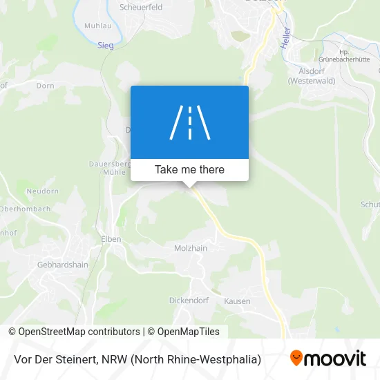 Карта Vor Der Steinert