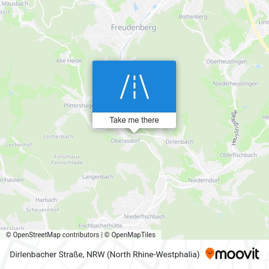 Dirlenbacher Straße map