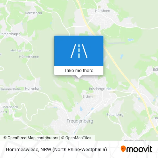 Карта Hommeswiese