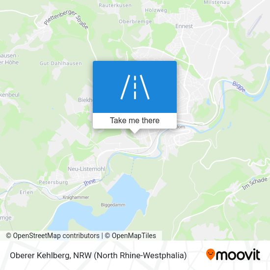Oberer Kehlberg map