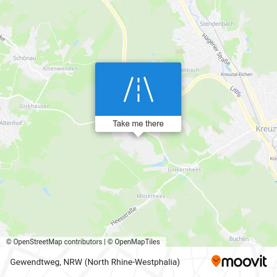 Gewendtweg map