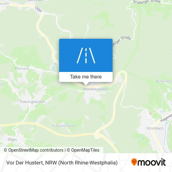 Карта Vor Der Hustert