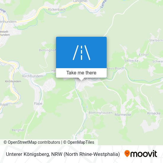 Unterer Königsberg map